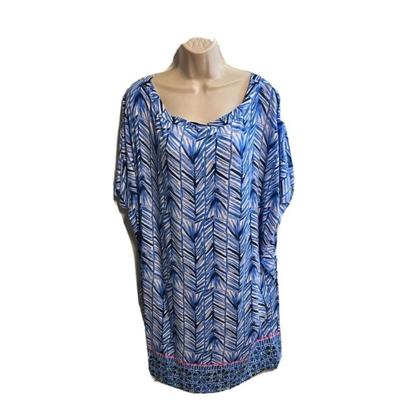 Lilly Pulitzer Dresses & Skirts - Lilly Pulitzer Lowe Dress Lapis Blue Costa Verde Engineered Size XL